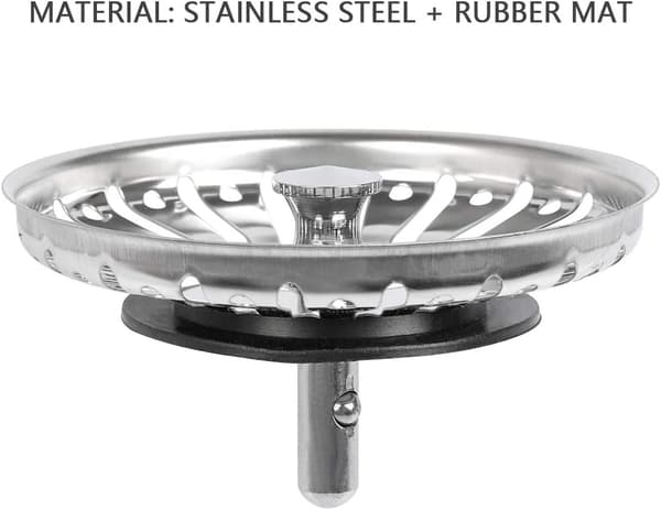 Silkurv vask 80mm - Sil i rustfritt stål for vask