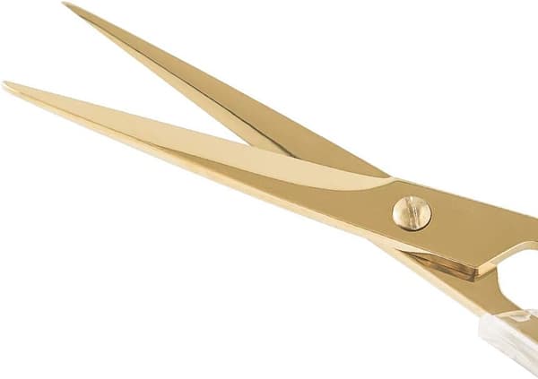 Stilfuld Akryl Guld Rustfrit Stål Premium Universal Saks