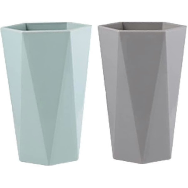 Kylpyhuoneen Mukisetti 2 kpl, Geometriset Mukit