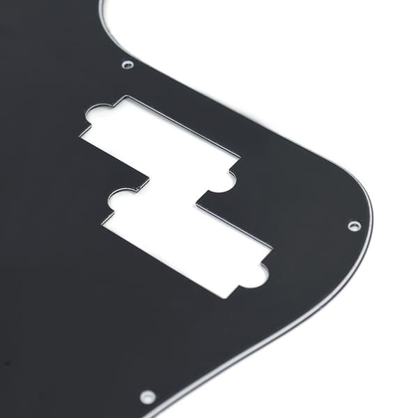 Elektrisk Bas Beskyttelsesplade, Bas Frontdæksel, PVC Tre-Lags Panel, Pickup Panel, Rød Perle Elektrisk Bas Tilbehør White