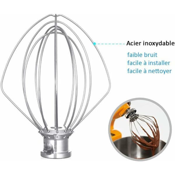 K45WW Piskeris i rustfrit stål til KitchenAid