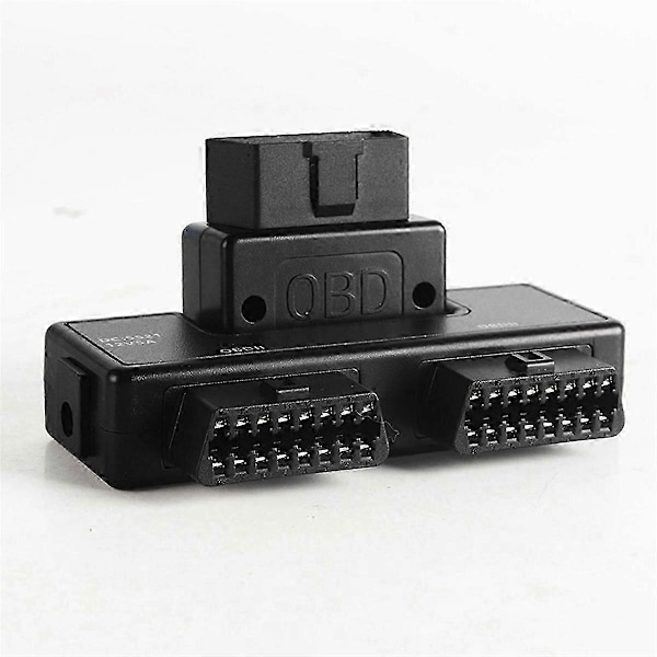 OBD2 En Delad I Två Adapterkabel 16 Pin 16 Core OBD Expansionskabel Kontakt Adapterkabel Universal Dc5521