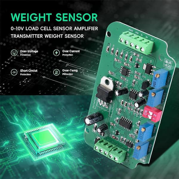 0-10V Load Cell sensor Forstærker mitter Vægt sensor