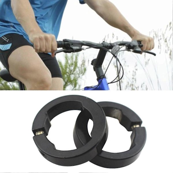 2 st Cykelgrepp Ringar Mode Utseende Ersättning Aluminiumlegering Dekoration Styre Låsringar Cykeltillbehör Blå