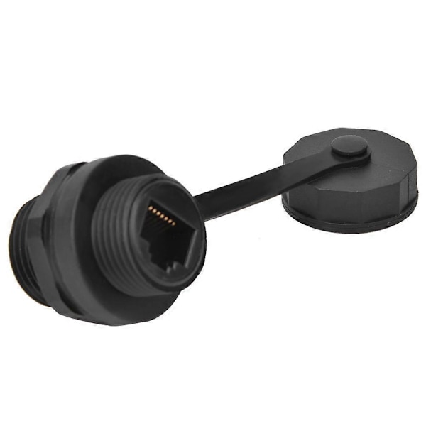 IP67 Vedenpitävä RJ45 Naarasliitin CAT5/6 Verkkokaapelin Liitin (Ydin 1 Kotelo)
