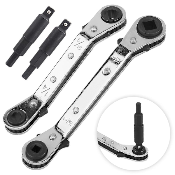 4 stk/sett Adapter Reparasjonsverktøy Karbonstål Med Hex Bit Holdbar