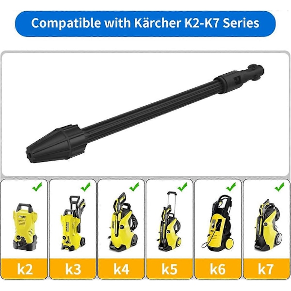 Korkeapainesuihkusuutin Krcher K2 K3 K4 K5 K6 K7 -pesureille, puhdistussuutintarvike