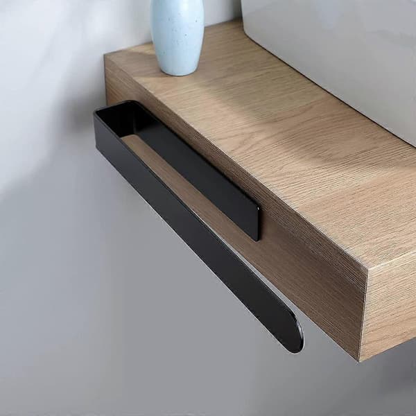 Håndklædestang, Unik U-formet Rustfri og Holdbar Selvklæbende Badehåndklædeholder i Rustfrit Stål, Pladsbesparende til Ethvert Rum, Elegant Moderne Design