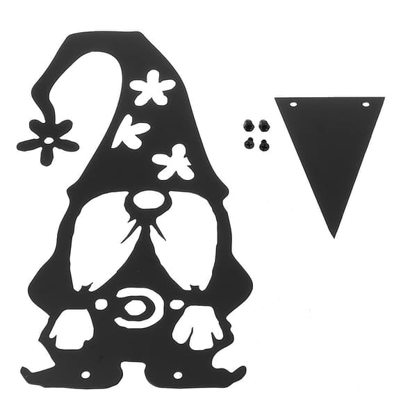 Metal Havepynt til Udendørs Mindegaver Elverfigurer Gnome