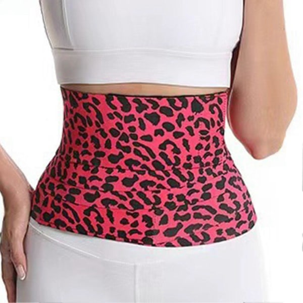 Leopardmønstret Magebelte for Gravide Slitesterk Abdominalt Keisersnitt Binder Støtte Slanking Gjenoppretting