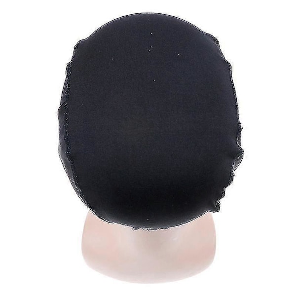 Svart Spandex Dome Mössa Mesh Hårnät För Att Göra Peruker Snood Stretchig Perukmössa