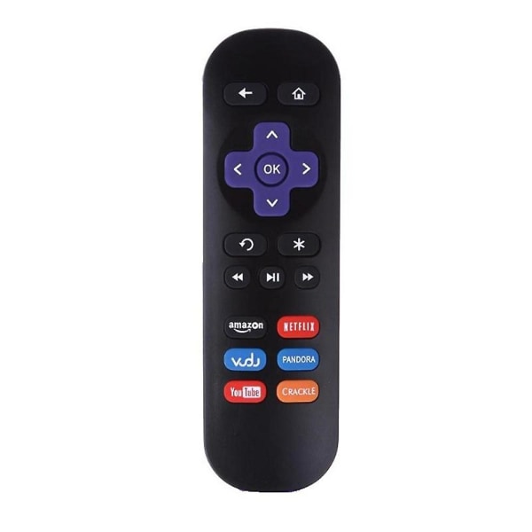 Ersättande Universal TV-fjärrkontroll kompatibel med Roku 1/2/3/4/ Hd Lt Xs Xd Premiere/ultra