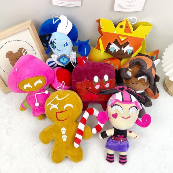 Ny Shadow Milk Cookie Kingdom plysjleke Gingerbread Man