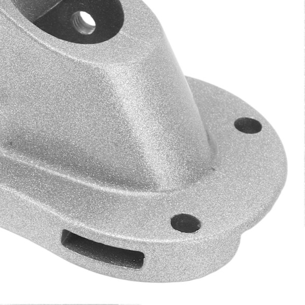 Flaggfäste Justerbart 45 Grader Aluminiumlegering Starkt Rostfritt 3 Håls Flaggstångshållare Silver