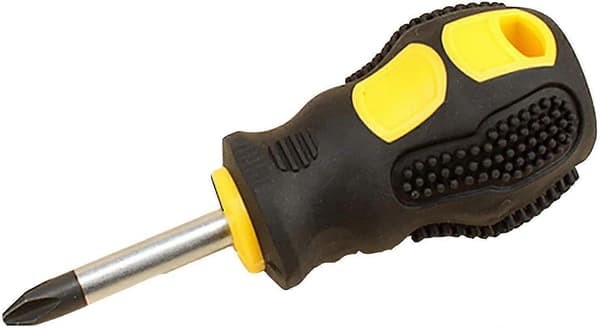 Mini Phillips Flat Head Skrutrekker i Rustfritt Stål 01