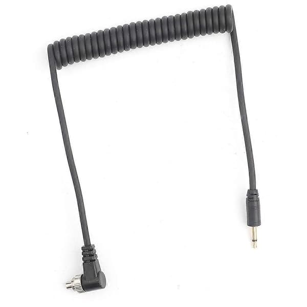 2,5 mm till Hane Flash PC Synk Kabel med Skruvlås Förlängd Spiraltråd