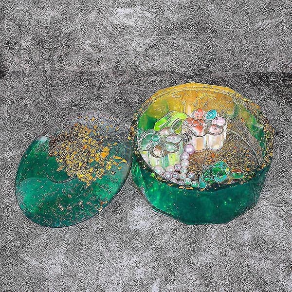 Rombe Rund Form Base Epoxy Form Til Slikbeholdere Blomsterpotter Lang Levetid