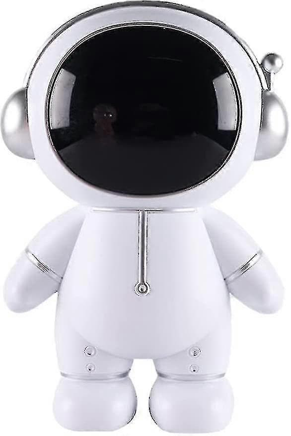 Astronautfigur Dekorasjon Skrivebordsstatue (sølv)