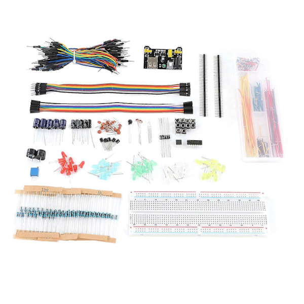Elektronik Kit Startpaket Rolig Sortering Utvecklingskomponent med 830 Håls Kopplingsdäck för R3