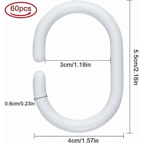 60 stk. C-ring krog - bulk