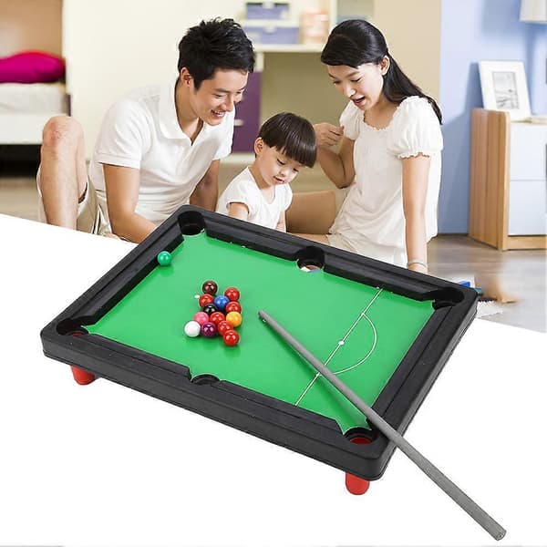 Bærbart Mini Poolbord Amerikanske Billiardborde Desktop Spil Børnelegetøj