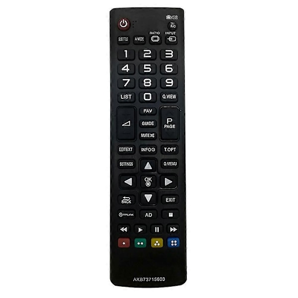 AKB73715603 Fjernkontroll for LG TV Ergonomisk Erstatning TV-kontroller
