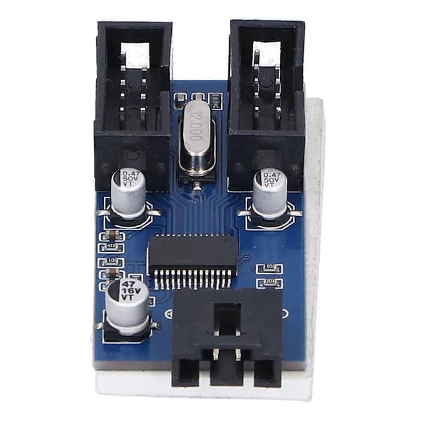 USB Moderkort Splitter 9Pin 1 till 2 PCB Expansions Chipset Kort Datortillbehör