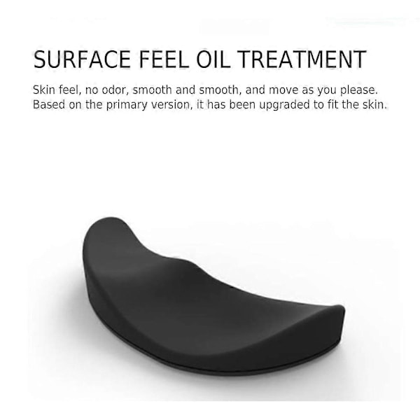 Silikon Håndleddsstøtte Musematte Ergonomisk Håndleddspute for Stasjonær Datamaskin