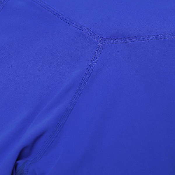 Sommar issilkesshorts som andas sportbyxor med hög midja Klein Blue S