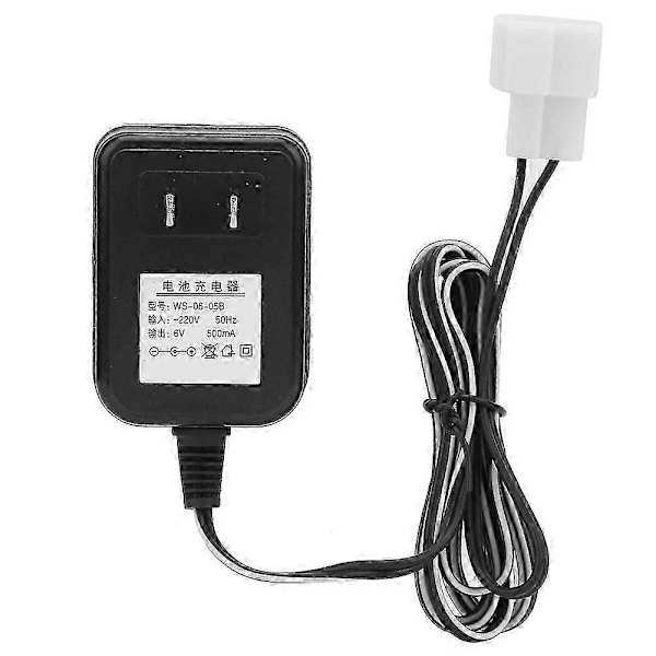 6V 500mA Væglader AC Adapter Batterioplader til Børne Elbil Legetøj hwy