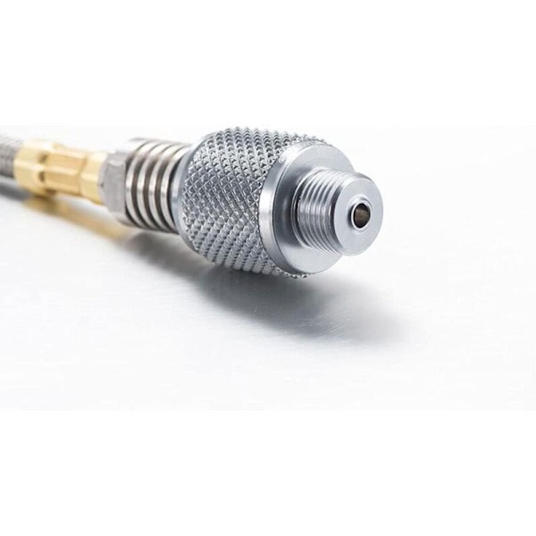 Adapter til gasblus. Forbindelse til campingslange.