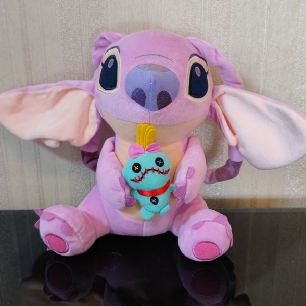 Hot Kawaii Disney Stitch Plysch Anime Lilo & Stitch Figur pink