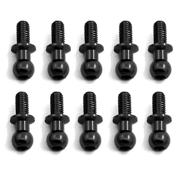 10 kpl M3 metalliset kuusiokolo pallopääruuvit TT01 TT02 Sakura D5 1/10 RC Drift -auton varaosille, universaali