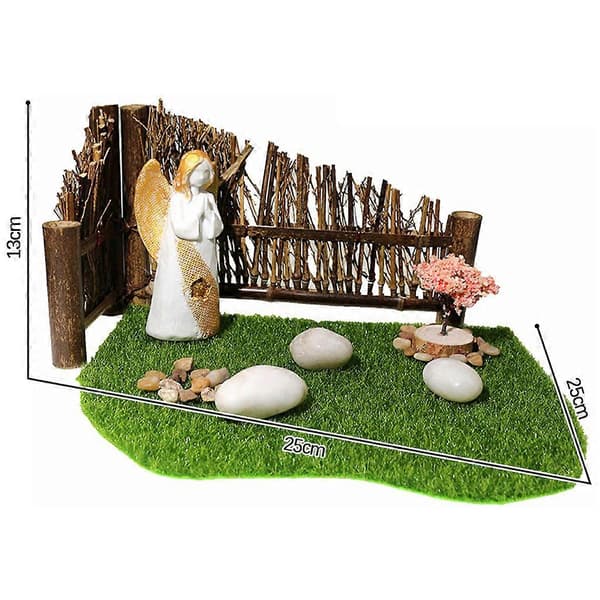 Engel Miniatyr Figur Dekor Tilbehør Figur for Utsmykning