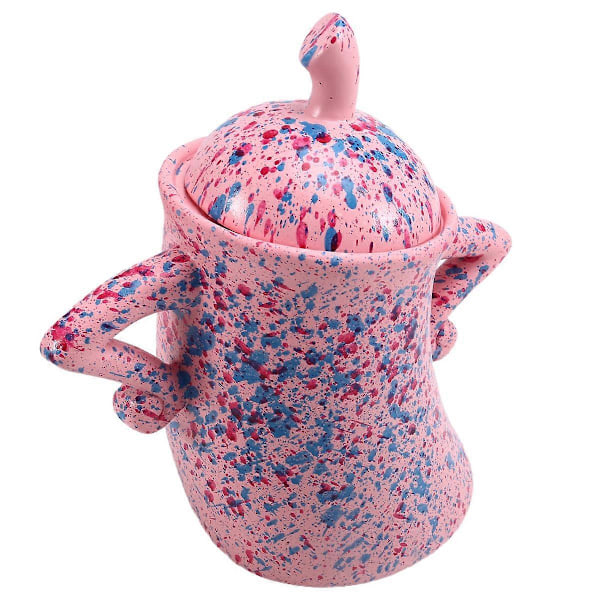 Søt kjøkkenoppbevaringstank vannkopp, fasjonable hjemmedekorasjonstilbehør, Kawaii-stil dekorasjon
