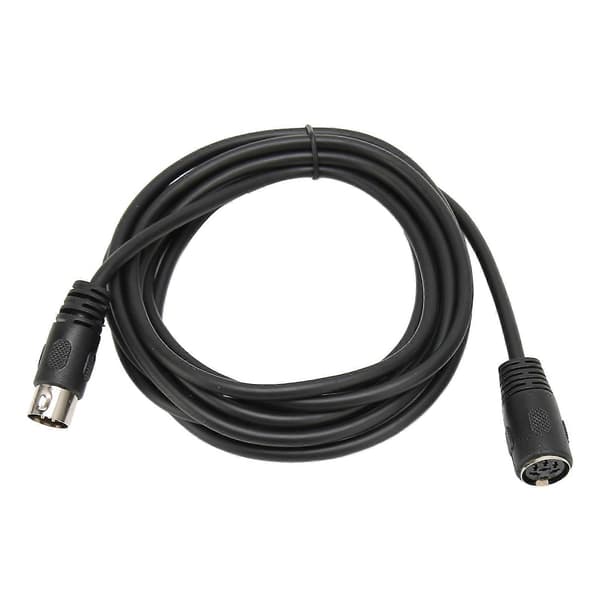 6 Pin DIN Han til Hun Kabel Lyd Data Signalforbindelse Forlængerledning til Digitale Lydenheder 3 m / 9,8 ft