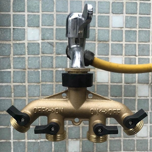 Haveslange dispenser, vandhaneforbindelse, dispenser, udendørs vandhane, havevandhane, europæisk