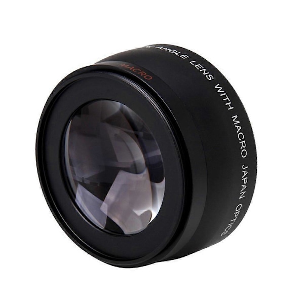 HD 52MM 0.45x Vidvinkelobjektiv med Makroobjektiv för 52MM DSLR-kamera