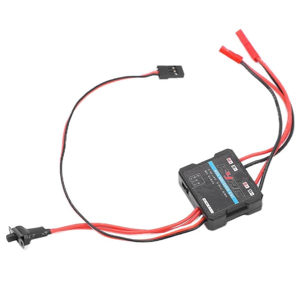 Elektronisk Hastighetskontroller Vanntett Svart Børstet ESC 40A for 1/16 RC Bil 1/18 RC Bil Oppgradering