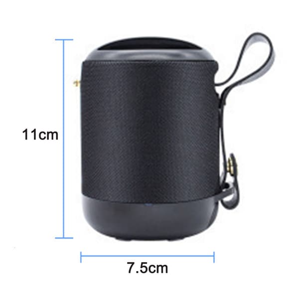 Vattentät Portabel Bluetooth-högtalare med 5W-element Stereo