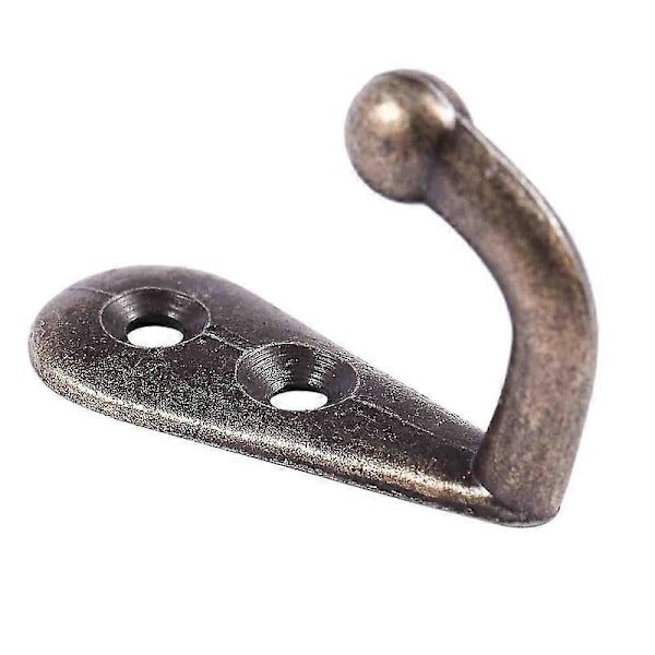 Bronze Tone Vægmonterede Enkelte Krogophæng i Vintage Stil 10 stk. (haoyi--