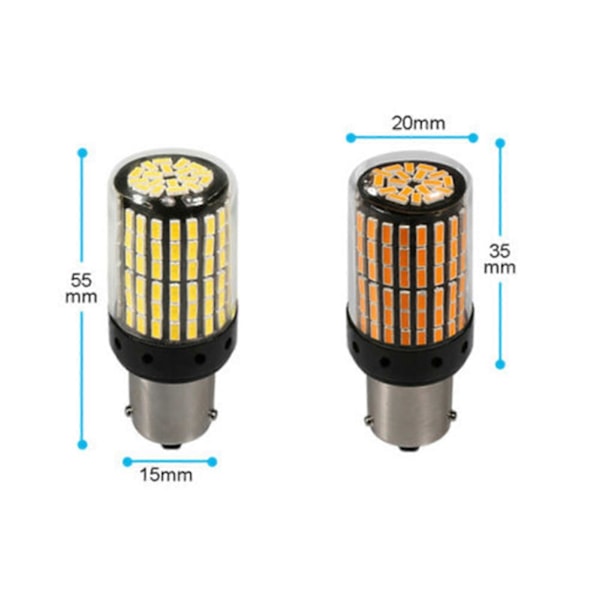 Bil LED blinkers rött ljus