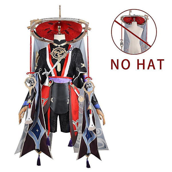 Scaramouche Cosplay Genshin Impact Costume Peruk Hatt Full Set Anime Halloween Genshin Cosplay Wanderer Kostym Uniform för män Suits S