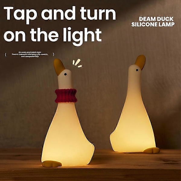 Kigger-Op And Natlampe Varmt Lys Øjenbeskyttelse Tryk Dæmpbar Bordlampe med Timer