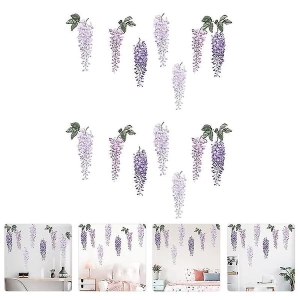 2 st Blomväggdekaler