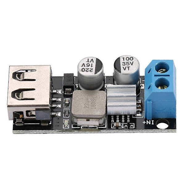DC-DC Spänningsreducerare Nätaggregat Buck Modul 12V 24V 6V-32V till 5V QC3.0 USB Snabbladdning