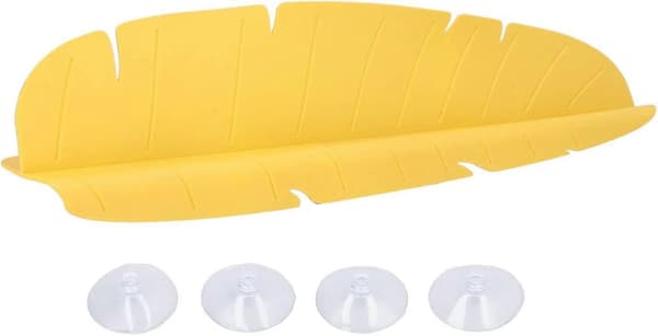Stänkskydd för diskho, Vattenstänkskydd för diskho Elastiskt Återanvändbart Bananblad Vattenstänkskydd för diskho, 49*6*11