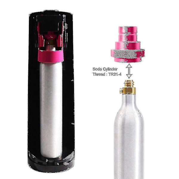 Pikaliitin Co2-adapteri Yhteensopiva Sodastream Water Sprinkler Duo Art, Terra, Tr21-4