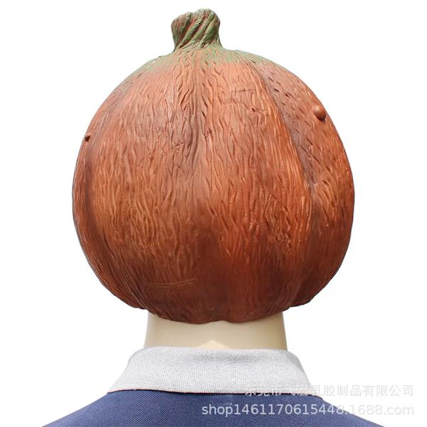 Söt pumpa huvudmask Läskig spöklik karneval dekoration latex maskerad pumpa halloween rekvisita Pumpkin Mask