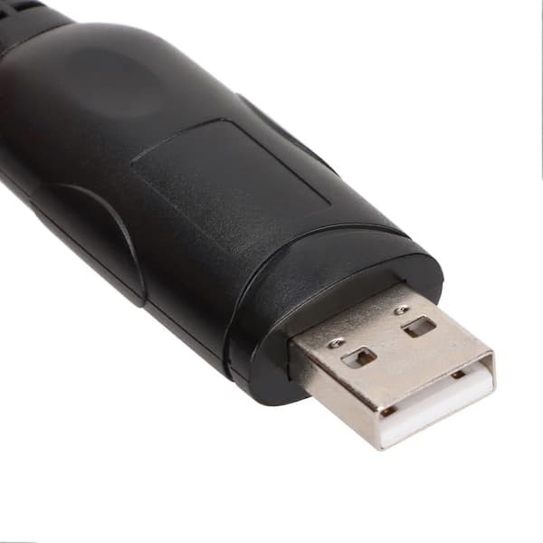 Skrivefrekvenskabel 8-pinners Mini DIN-plugg Stabil USB-programmeringskabel for FT100D FT817 FT857 FT897 CT62